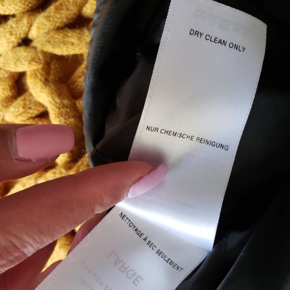 True Religion Ladies Moto Vegan Leather Jacket - L - Picture 11 of 11